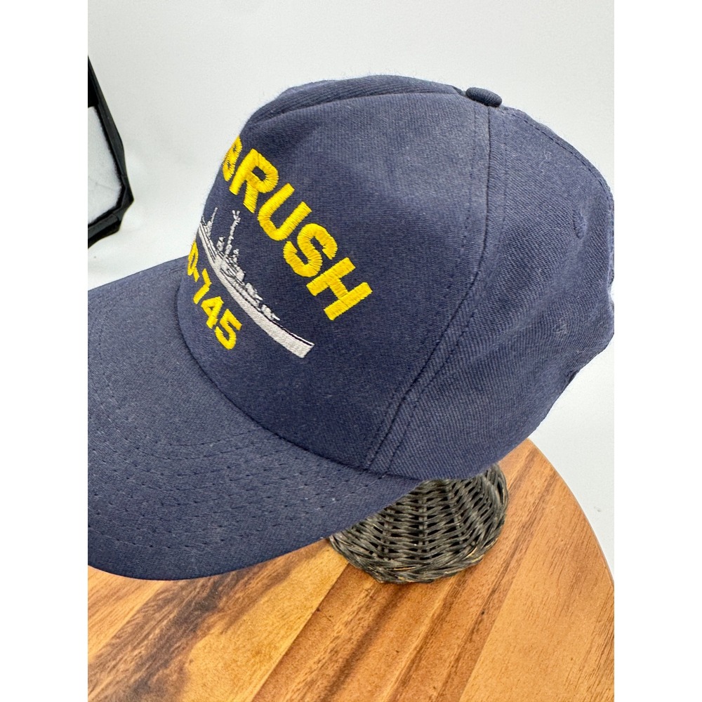 Winner USS Brush DD-745 Hat Mens OSFA Navy Blue Vintage Snapback Military Cap - Picture 8 of 12